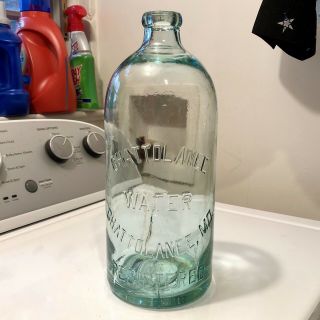 Large Spring Water Bottle Chattolanee Water Chattolanee Md Aqua Rare Mold Error