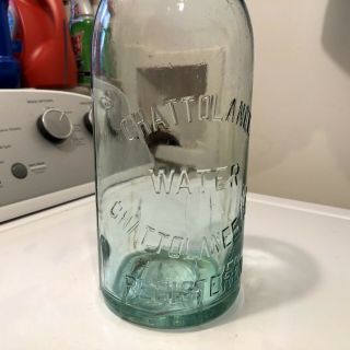 Large Spring Water Bottle Chattolanee Water Chattolanee MD Aqua Rare Mold Error 2