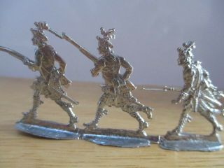 VINTAGE RARE PART SET (16) OF FLAT LEAD SOLDIERS ' AMERICAN WAR OF INDEPENDENCE 2