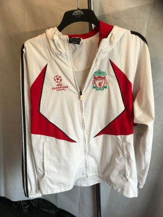 Rare Adidas Liverpool Fc Champions League Track Top / Hoodie 2007 Size L B36