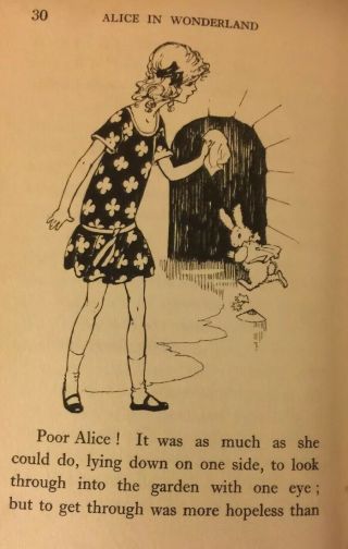 Alice in Wonderland - Lewis Carroll - illustrated by A.  L.  Bowley - Rare edition 5