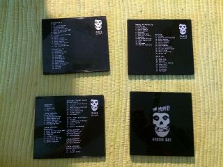 Misfits 4 CD Coffin box set rare OOP booklet Fiend Club Pin Danzig 5