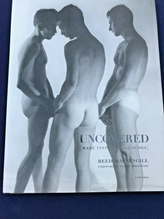 Erotic " Uncovered: Rare Vintage Male Nudes " Photography Book.  George Platt Lynes