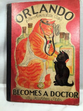 Orlando Becomes A Doctor Kathleen Hale Extremely Rare Orlando The Marmalade Cat