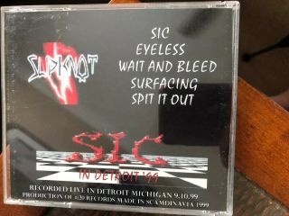 Slipknot CD.  RARE Sic In Detroit Live 1999 2
