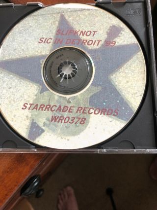 Slipknot CD.  RARE Sic In Detroit Live 1999 3
