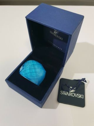 Swarovski Nirvana Baby Blue Crystal Flash Ring Size 58 - Rare Collectors Item