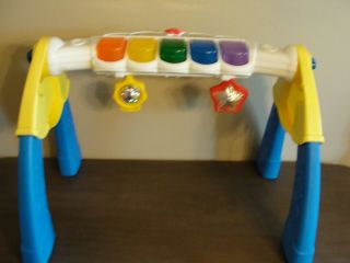 Rare Music Lights Stars Piano Music Toy By Fisher Price Activity Bar 2 In 1