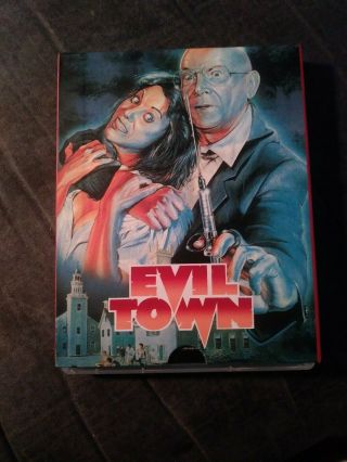 Evil Town Blu Ray With Slip Cover Vinegar Syndrome Rare Oop 80s Horror 3