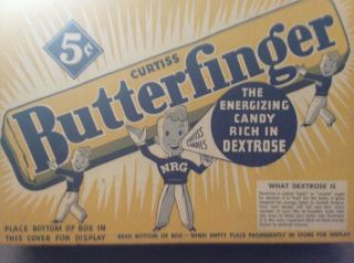 Vintage Butterfinger Display Box Very Rare