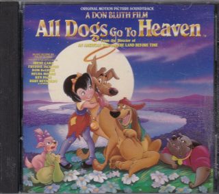 All Dogs Go To Heaven Rare Cd Soundtrack Curb 13 Tracks