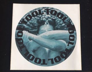 Vintage Rare Rock Band Tool Sticker In 4”x4” Last One