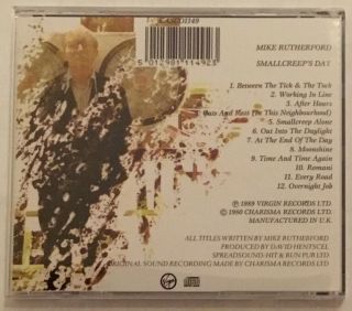 Mike Rutherford Genesis - Smallcreep’s Day (Rare CD Album) 2