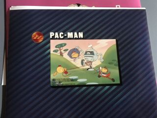 Pac Man Show - 1983 Abc Tv Promo Photo Color And Bw Rare Htf