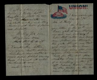 Rare 8th Indiana Legion Civil War Letter Battle Of Rowlett’s Station Kentucky