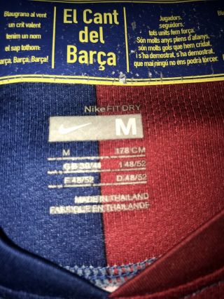 Barcelona Home Shirt 2008/09 Medium Rare 3