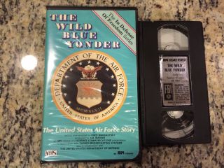 The Wild Blue Yonder United States Air Force Story Rare Clamshell Vhs Not On Dvd