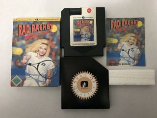 Rad Racket Deluxe Tennis Ii (nintendo Entertainment System,  1991) Rare Nes Cib