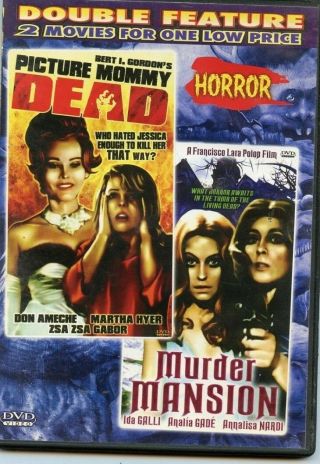 Picture Mommy Dead Murder Mansion Double Feature Horror Dvd Rare