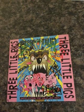 Green Jelly - Very Rare Signed Limited Edition Pink Vinyl Single