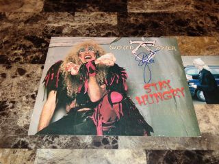 Twisted Sister Rare Signed Promo Press Photo Dee Snider Stay Hungry Heavy Metal
