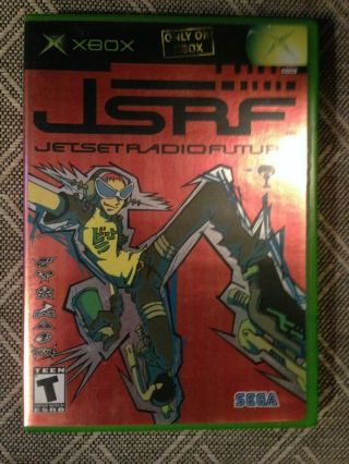 Jsrf: Jet Set Radio Future (microsoft Xbox,  2002) Complete Rare Single