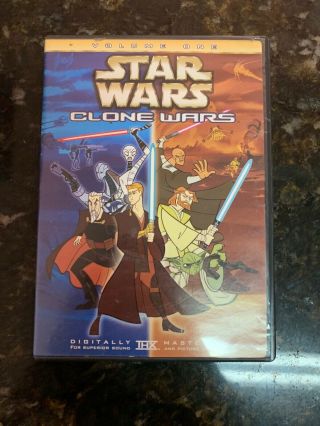 Star Wars Clone Wars Volume 1 Dvd Rare Oop