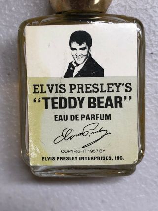 RARE Elvis Presley EPE 1957 “Teddy Bear” Perfume 2