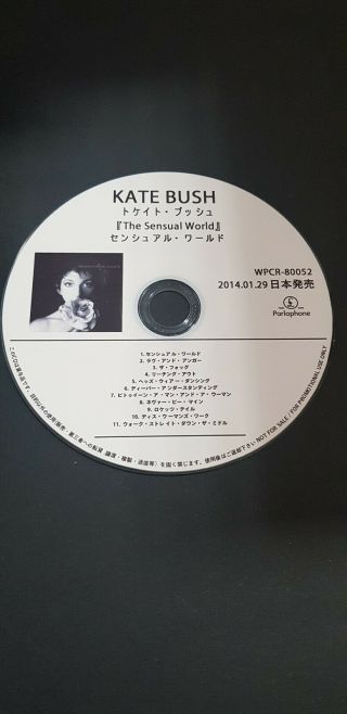 Kate Bush - The Sensual World Rare Japan Promo Cdr Wpcr - 80052