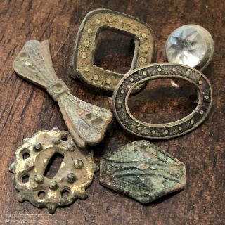 6 Rare Authentic European Artifacts Found With A Metal Detector Some W/ Stones