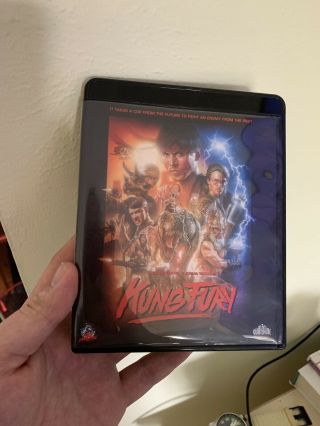 Kung Fury Blu - Ray Rare Cult 2 Disc Bluray Bonus David Sandberg Laser Unicorns,