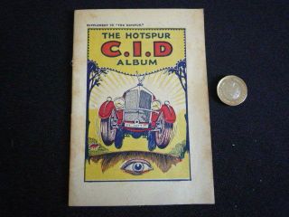 Rare D.  C.  Thomson 1930s Hotspur Comic " C.  I.  D.  Album " Full 40 Sticker Set Exc/cond