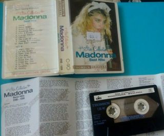 Madonna Rare Indonesian Best Hits Cassette Unique 20 Tracks Thomsun