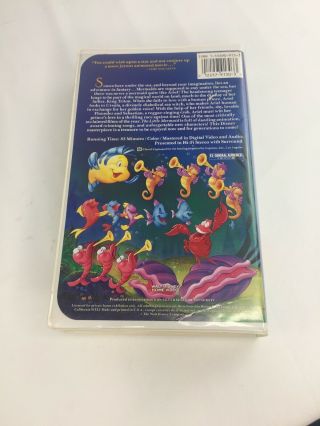 The Little Mermaid Rare Banned Penis Cover VHS Disney Black Diamond Classics 3