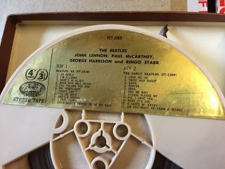 Rare The Beatles 65 The early Beatles album 4 Track reel to reel tape 6