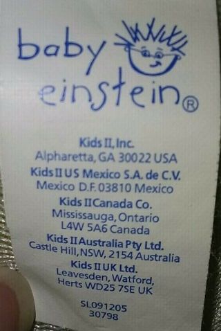 BABY EINSTEIN DRAGON PUPPET KIDS II 2005 RARE 5