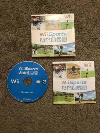 Rare Wii Sports Nintendo Wii 2006 Game Complete