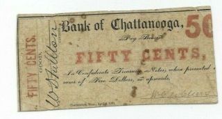 50 Cent (bank Of Chattanooga) 1800 