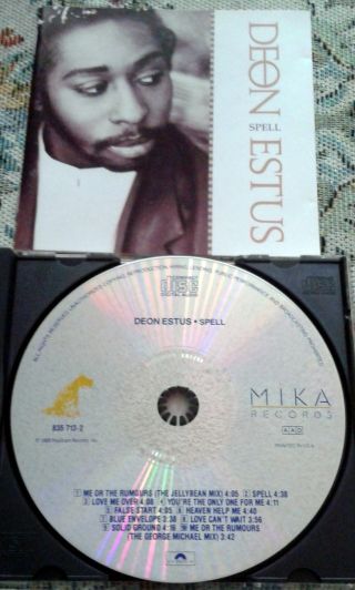 Deon Estus Spell 1988 Very Rare Cd With Hit Heaven Help Me George Michael Wham