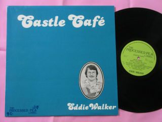 Eddie Walker Castle Cafe Rare Orig Private 1981 Uk Country Folk Blues Lp Singed