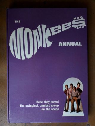The Monkees Annual 1967 Rare Vintage Book Not Clipped Music