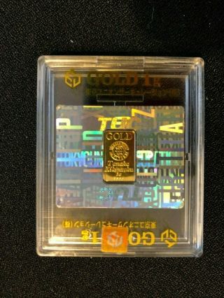1 Gram Bar Gold - Tuc - Tanaka Kikinzoku - -.  9999 Purity - Rare - Japan