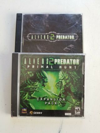 Aliens Vs Predator 2: Primal Hunt - Rare Pc Expansion Pack