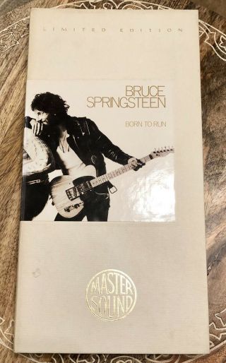 Bruce Springsteen Born To Run Rare 24 Kt Gold Mastersound Audiophile Cd