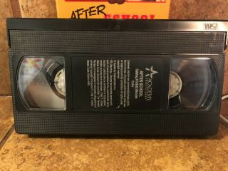 After School (VHS) 80 ' s teen comedy RARE never on DVD Academy Video 4