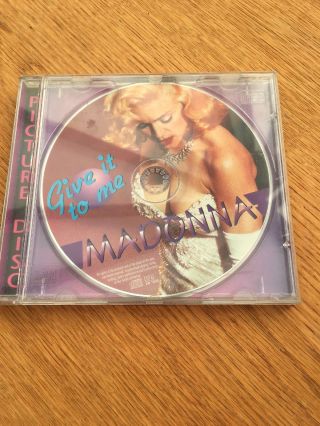 Rare Give It To Me Madonna Picture Disc Cd Album Bootleg France Import 1995