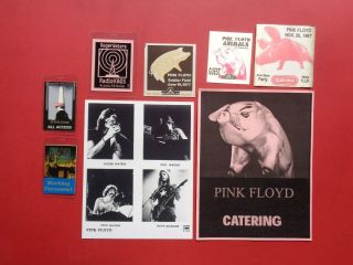 Pink Floyd,  Animals,  Promo Photo,  6 Backstage Passes,  Door Sign,  Rare Originals