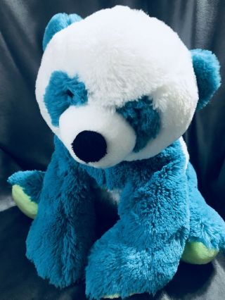 Wishpets Rare Blue White Panda Bear Plush Panamo 15 " Stuffed Safari Animal 55038