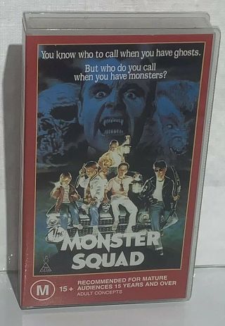 The Monster Squad - Very Rare Force Video Release - Foreign Release - Plays In Us