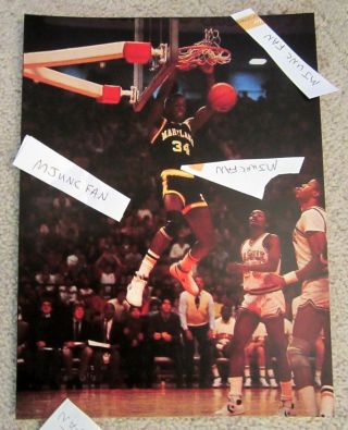 Len Bias 1986 Maryland Terps Posters College Park Acc Ncaa Nba Basketball84 Rare